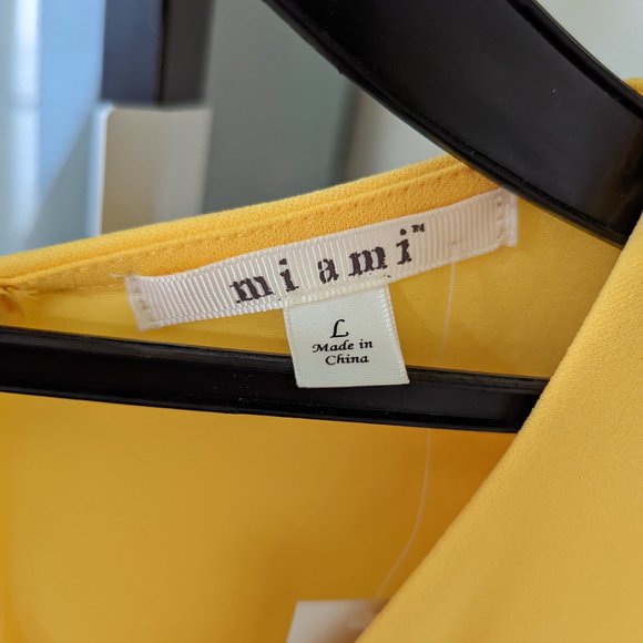 NWT Francesca's Collections Dresses, Yellow, Large - Picture 2 of 4